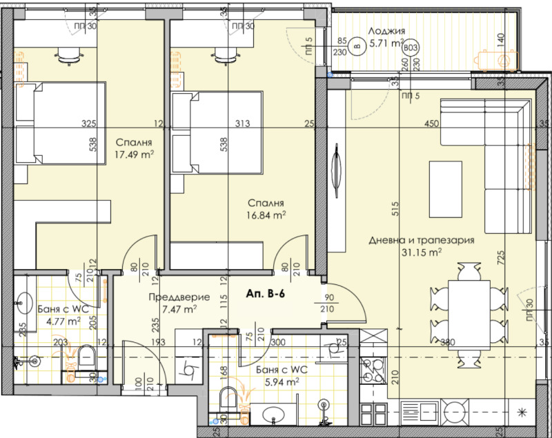 En venta  2 dormitorios Plovdiv , Karshiyaka , 125 metros cuadrados | 31986244