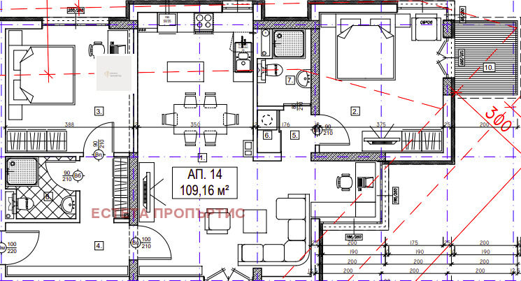 En venta  2 dormitorios Sofia , Mladost 4 , 128 metros cuadrados | 11055533 - imagen [2]