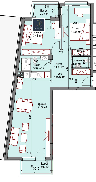 Продава  3-стаен град София , Сухата река , 125 кв.м | 78424654