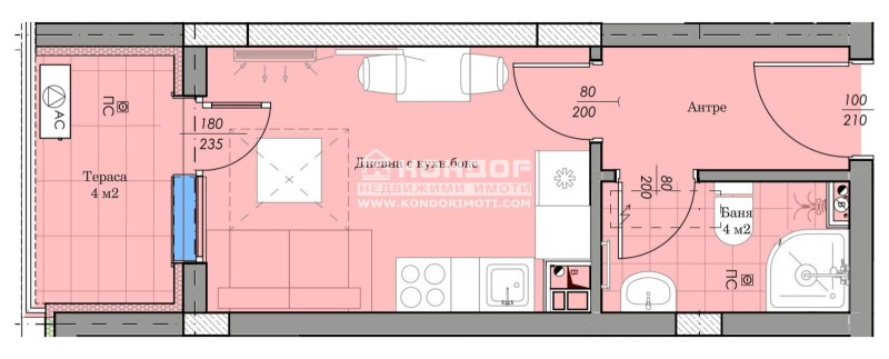 Продава 1-СТАЕН, гр. Пловдив, Остромила, снимка 2 - Апартаменти - 52390815
