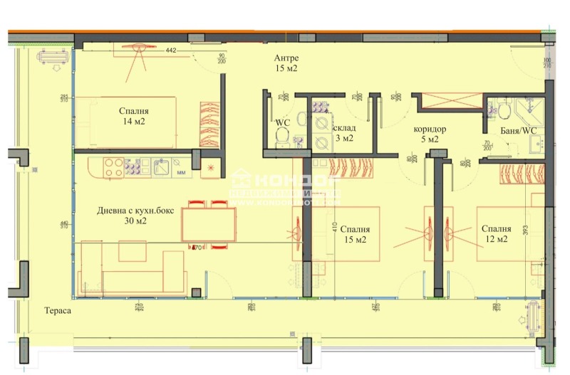 En venta  3+ dormitorios Plovdiv , Trakiya , 135 metros cuadrados | 80589684 - imagen [3]