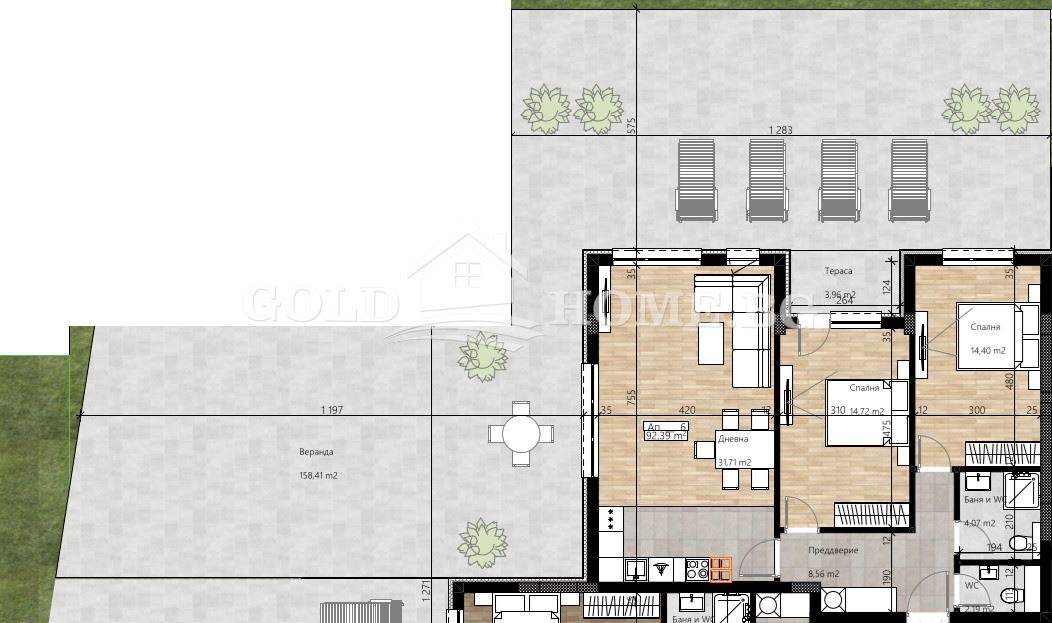 Продава 3-СТАЕН, гр. Пловдив, Остромила, снимка 14 - Апартаменти - 54143371