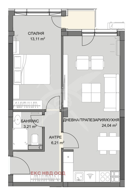 Продава 2-СТАЕН, гр. Пловдив, Христо Смирненски, снимка 1 - Aпартаменти - 48608819