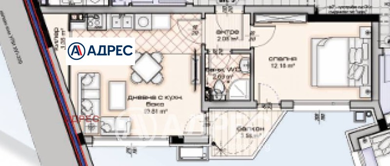 Продава 2-СТАЕН, гр. Варна, Владислав Варненчик 1, снимка 3 - Апартаменти - 53197321