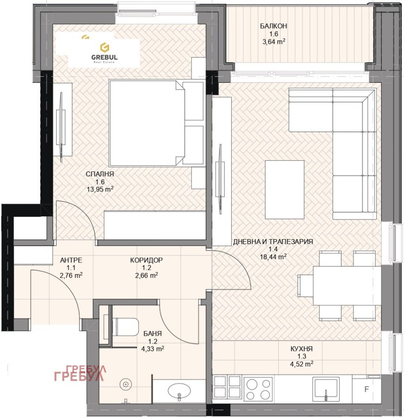 Продава 2-СТАЕН, гр. София, Овча купел 1, снимка 4 - Апартаменти - 53596093