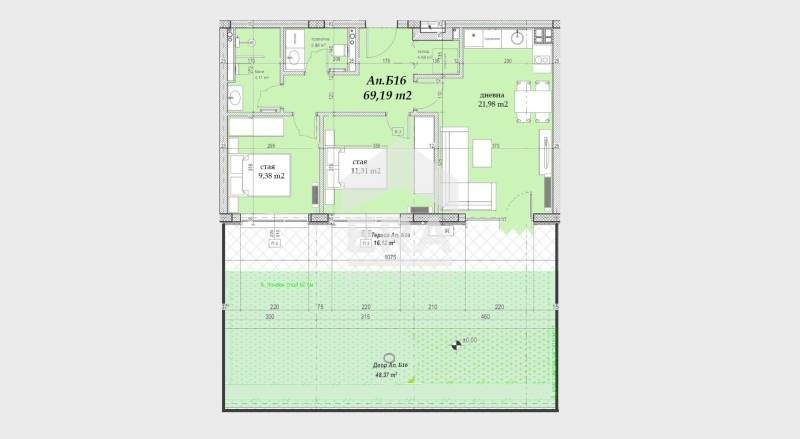 Продава 3-СТАЕН, гр. София, гр. Банкя, снимка 4 - Апартаменти - 53860329