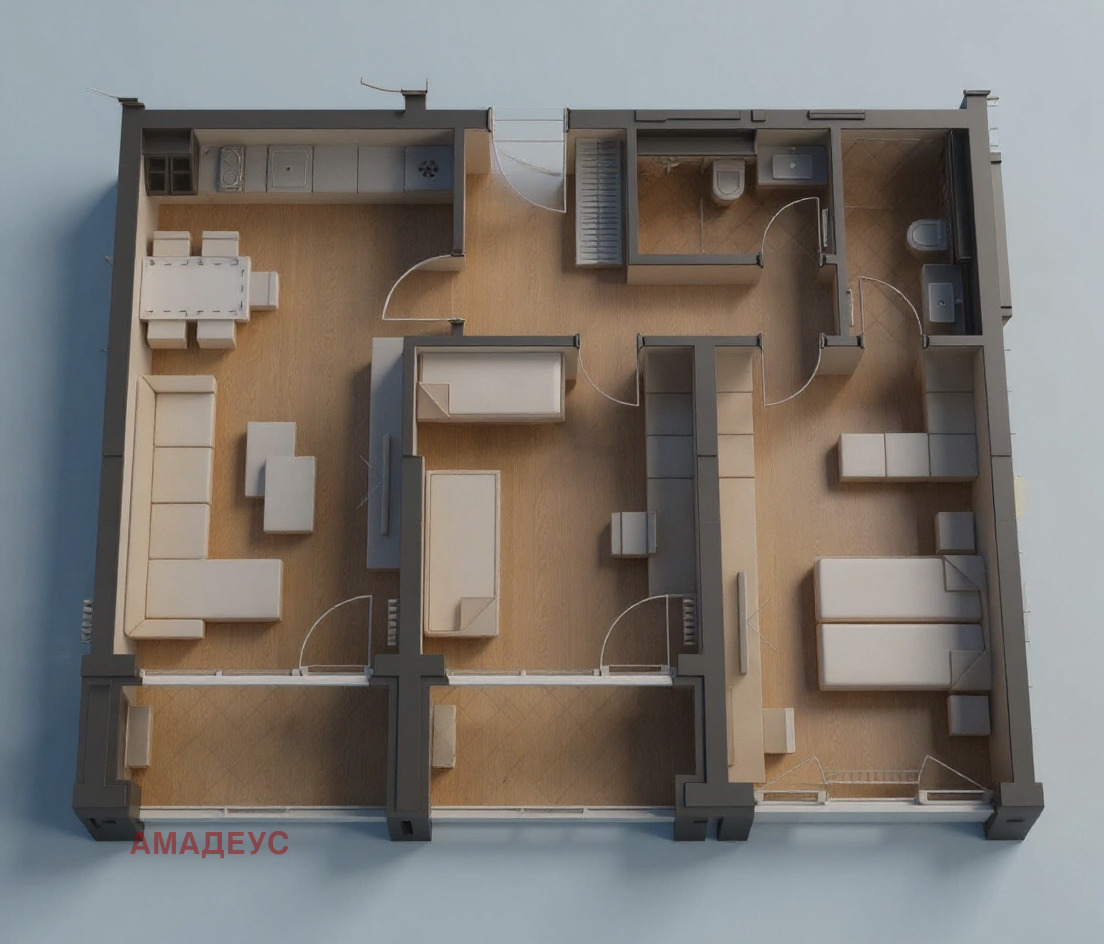 Продава 3-СТАЕН, гр. София, Овча купел 2, снимка 2 - Апартаменти - 53765055