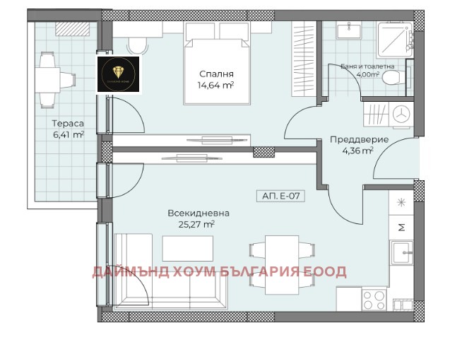 Продава 2-СТАЕН, гр. Пловдив, Остромила, снимка 2 - Aпартаменти - 49371271