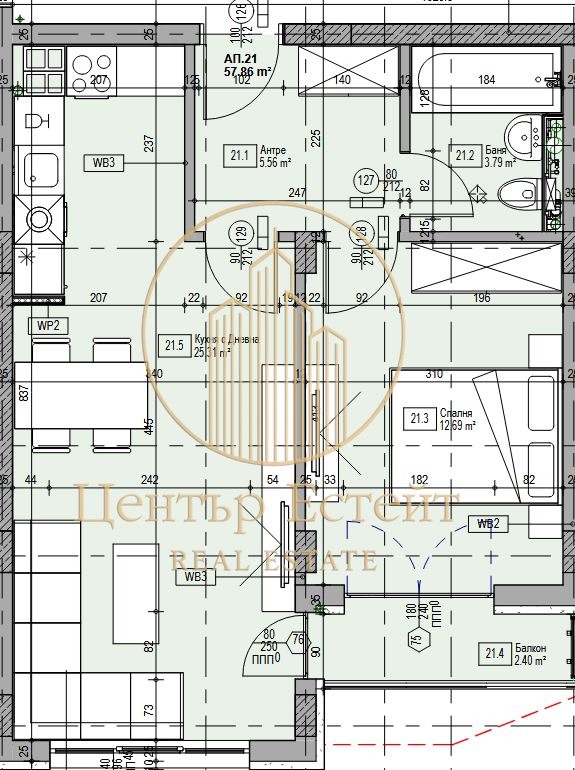 Продава 2-СТАЕН, гр. Плевен, Широк център, снимка 5 - Апартаменти - 52954872