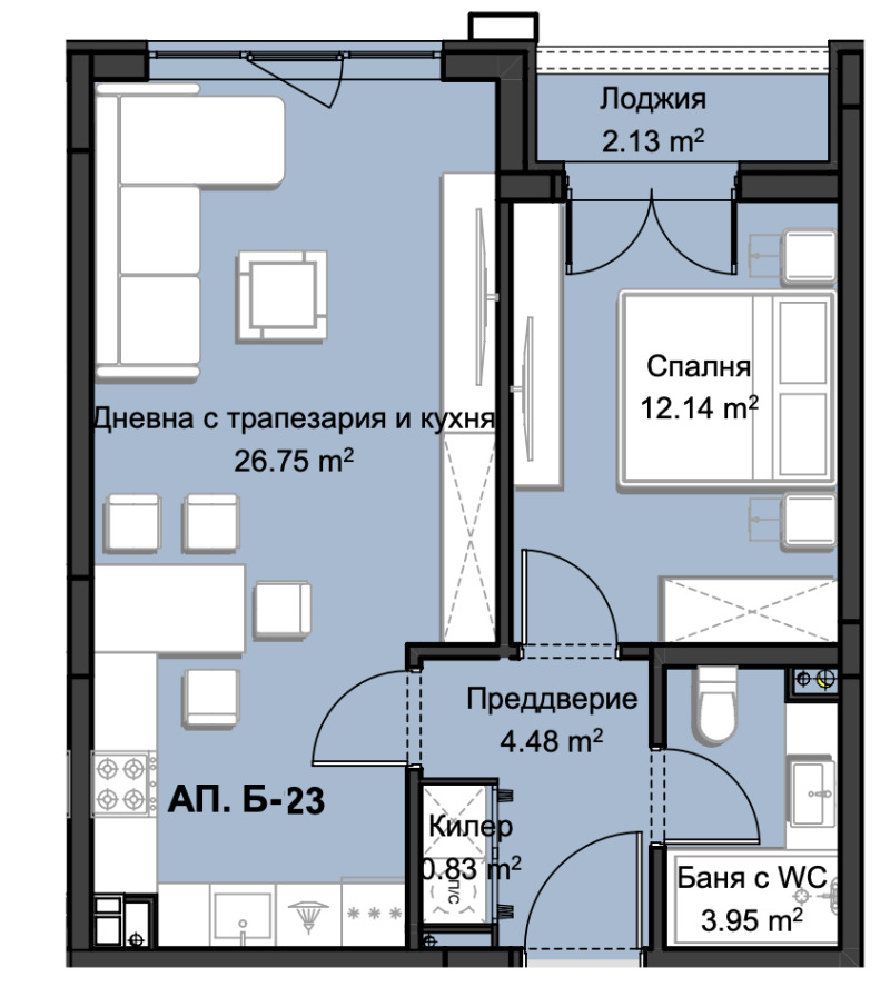 Продава 2-СТАЕН, гр. Пловдив, Христо Смирненски, снимка 10 - Апартаменти - 52825552