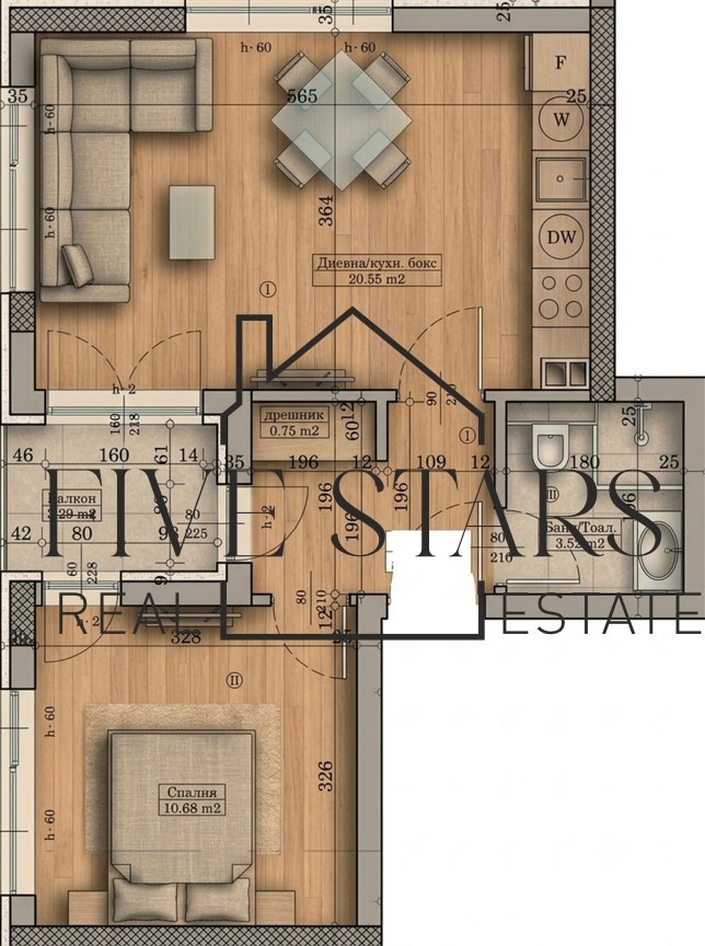 Продава 2-СТАЕН, гр. Варна, Кайсиева градина, снимка 2 - Апартаменти - 55145649