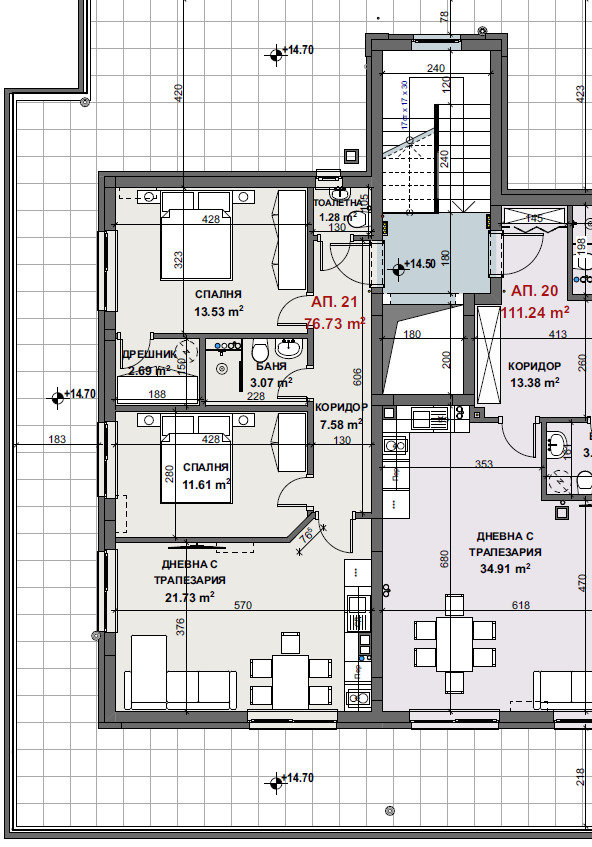 De vânzare  2 dormitoare Stara Zagora , Aiazmoto , 155 mp | 63022386 - imagine [2]