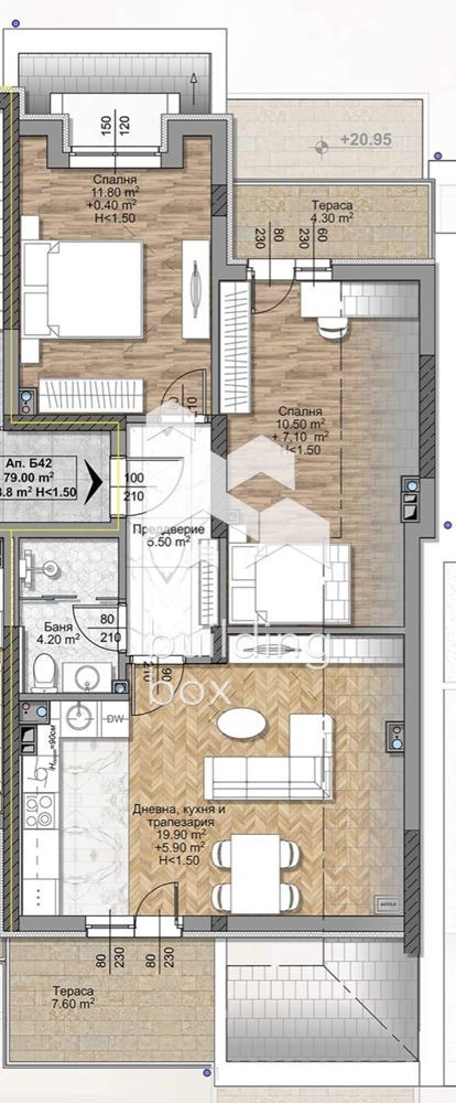 Продава 4-СТАЕН, гр. София, Овча купел 1, снимка 2 - Апартаменти - 56073367