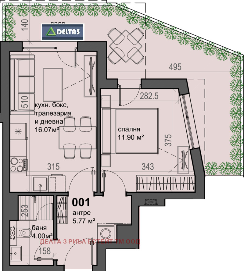 Продава 2-СТАЕН, гр. София, Малинова долина, снимка 3 - Aпартаменти - 49573072