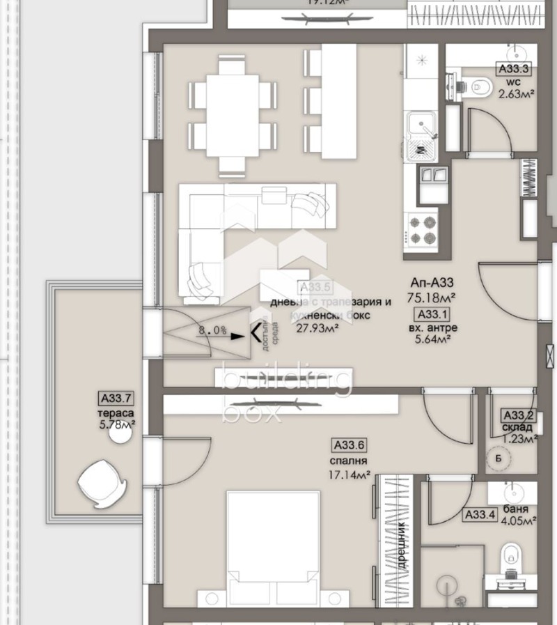 À venda  1 quarto Sofia , Liulin 5 , 85 m² | 32407621
