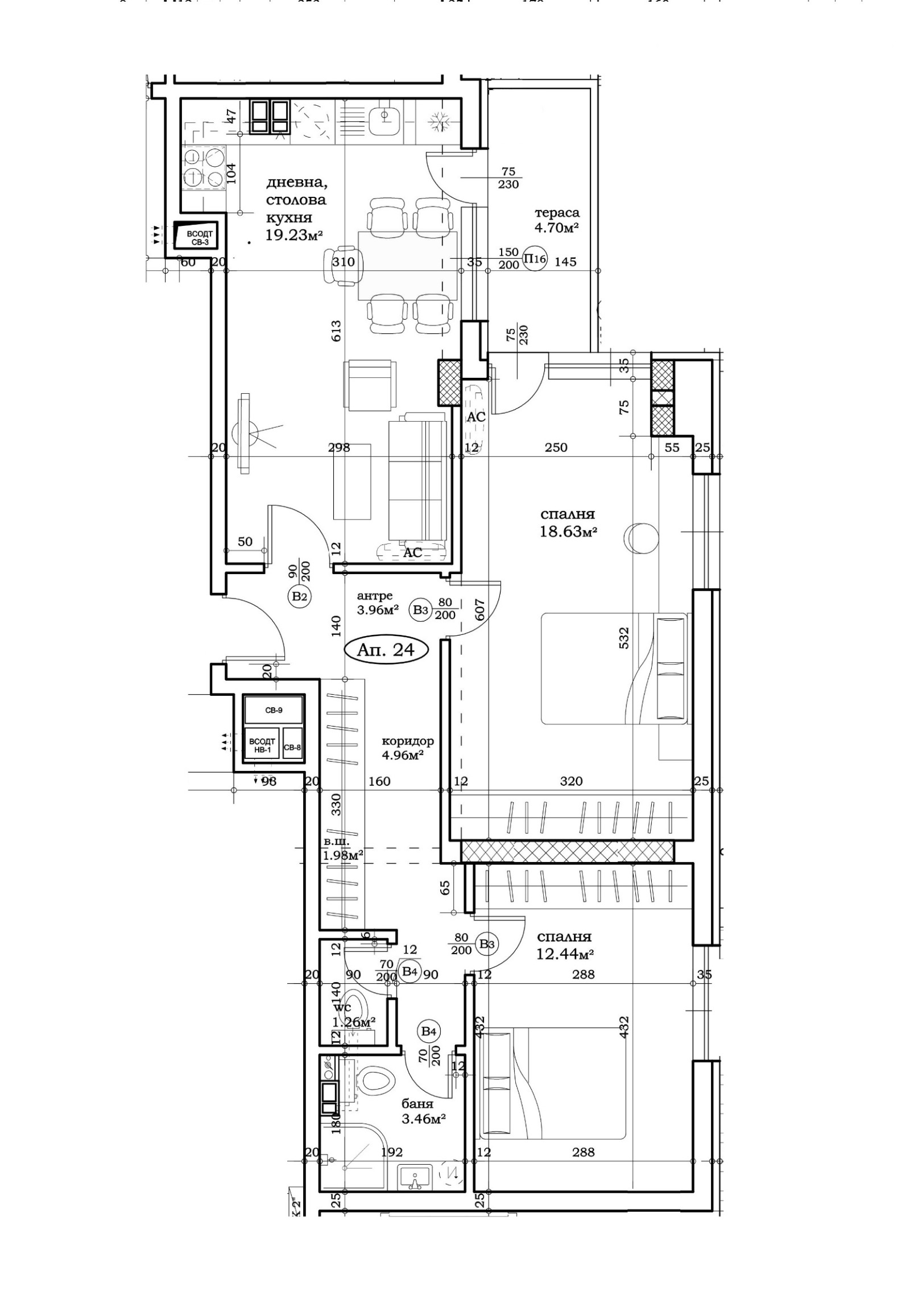 Продава 3-СТАЕН, гр. Пловдив, Център, снимка 6 - Апартаменти - 55165305