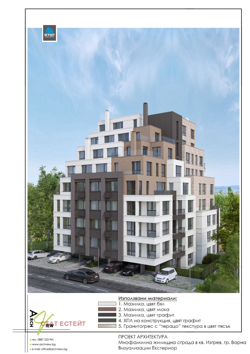 Продава 2-СТАЕН в град Варна, Левски 2 - 73 кв.м / 114 500 € » 223 942.54 лв., СТАТ ЕСТЕЙТ