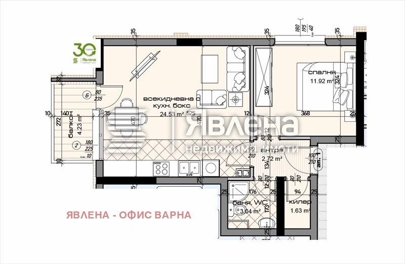 Продава 2-СТАЕН, гр. Варна, Младост 2, снимка 2 - Aпартаменти - 48182458