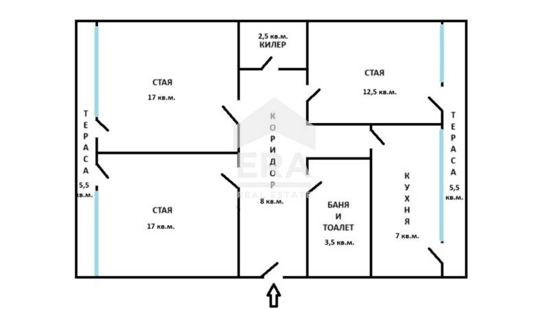 Продава 3-СТАЕН, гр. Варна, Чайка, снимка 7 - Aпартаменти - 47181608