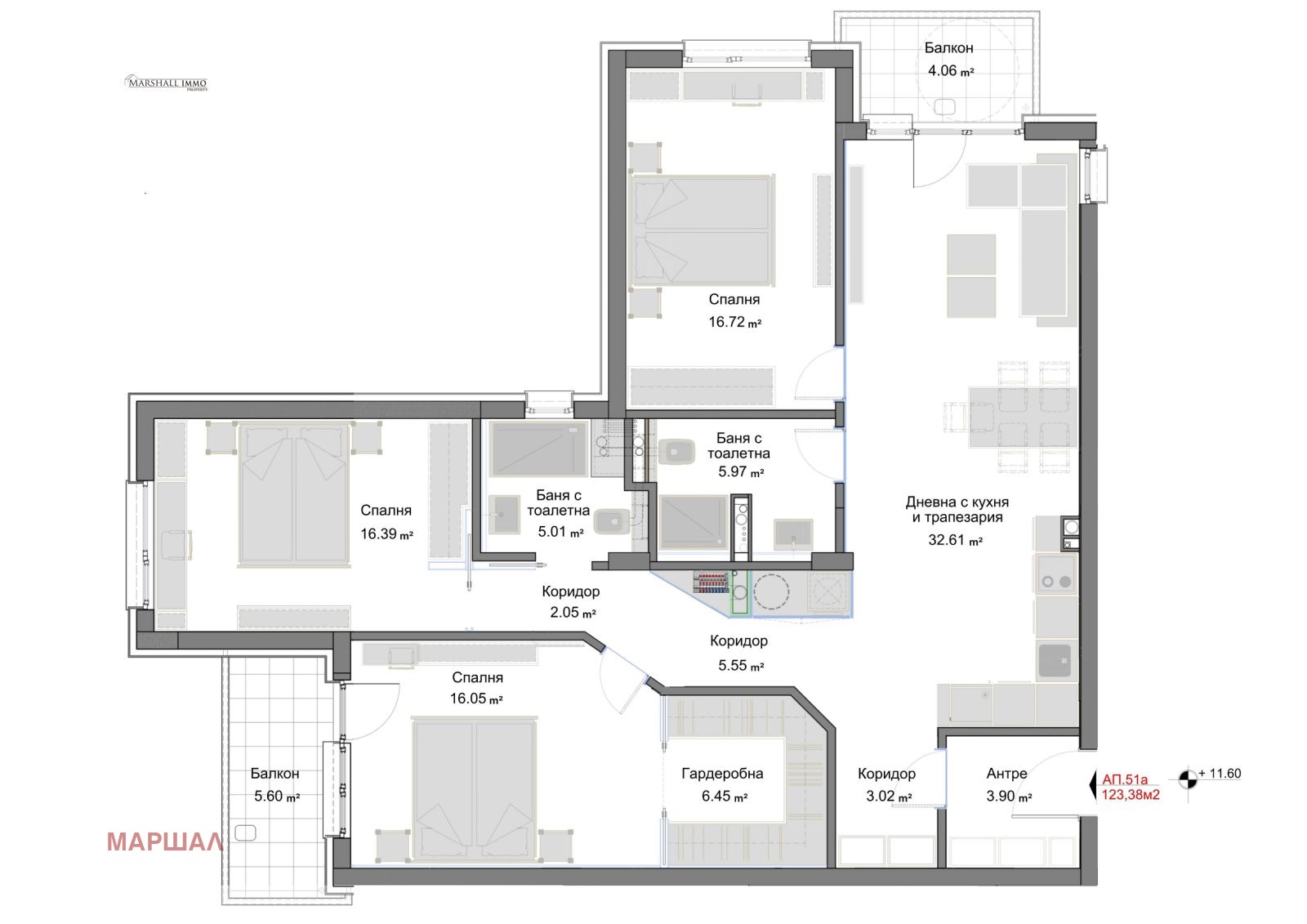 Продава 4-СТАЕН, гр. Перник, Изток, снимка 11 - Апартаменти - 54274916