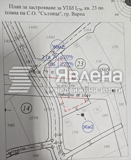 Продава ПАРЦЕЛ, гр. Варна, м-т Сълзица