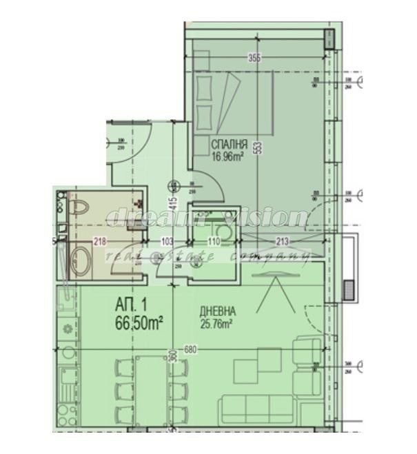 Продава 2-СТАЕН, гр. София, с. Герман, снимка 2 - Апартаменти - 53998287