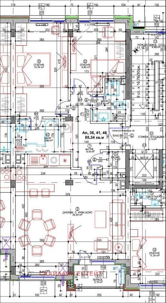 Продава 3-СТАЕН, гр. София, Манастирски ливади, снимка 7 - Апартаменти - 54121126
