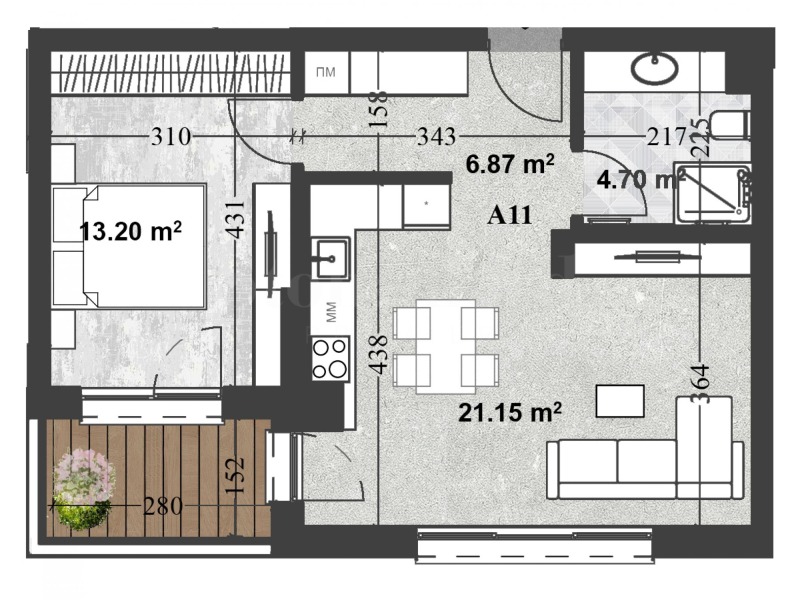 Продава 2-СТАЕН, гр. София, Кръстова вада, снимка 2 - Апартаменти - 52215144