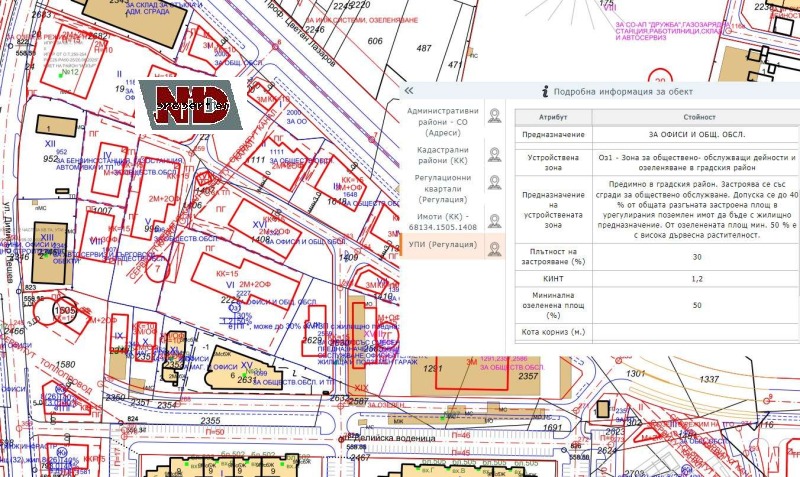 Продава ПАРЦЕЛ в град София, Дружба 2 - 2975 кв.м / 818 125 € » 1 600 113.42 лв., НД ПРОПЪРТИС ЕООД