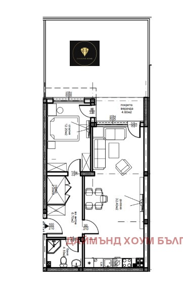 Til salg  1 soveværelse Plovdiv , Yuzhen , 114 kvm | 82755507 - billede [2]