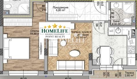À venda  1 quarto Sofia , Ovtcha kupel , 74 m² | 91376202 - imagem [4]