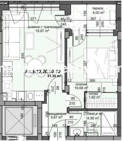 Продава 2-СТАЕН, гр. Пловдив, Тракия, снимка 5 - Апартаменти - 56514047