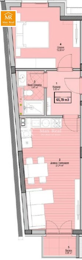 Продается  1 спальня область Бургас , к.к. Слънчев бряг , 66 кв.м | 35008697 - изображение [5]
