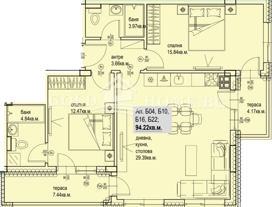 Продава 3-СТАЕН, гр. Пловдив, Кършияка, снимка 4 - Апартаменти - 56314027