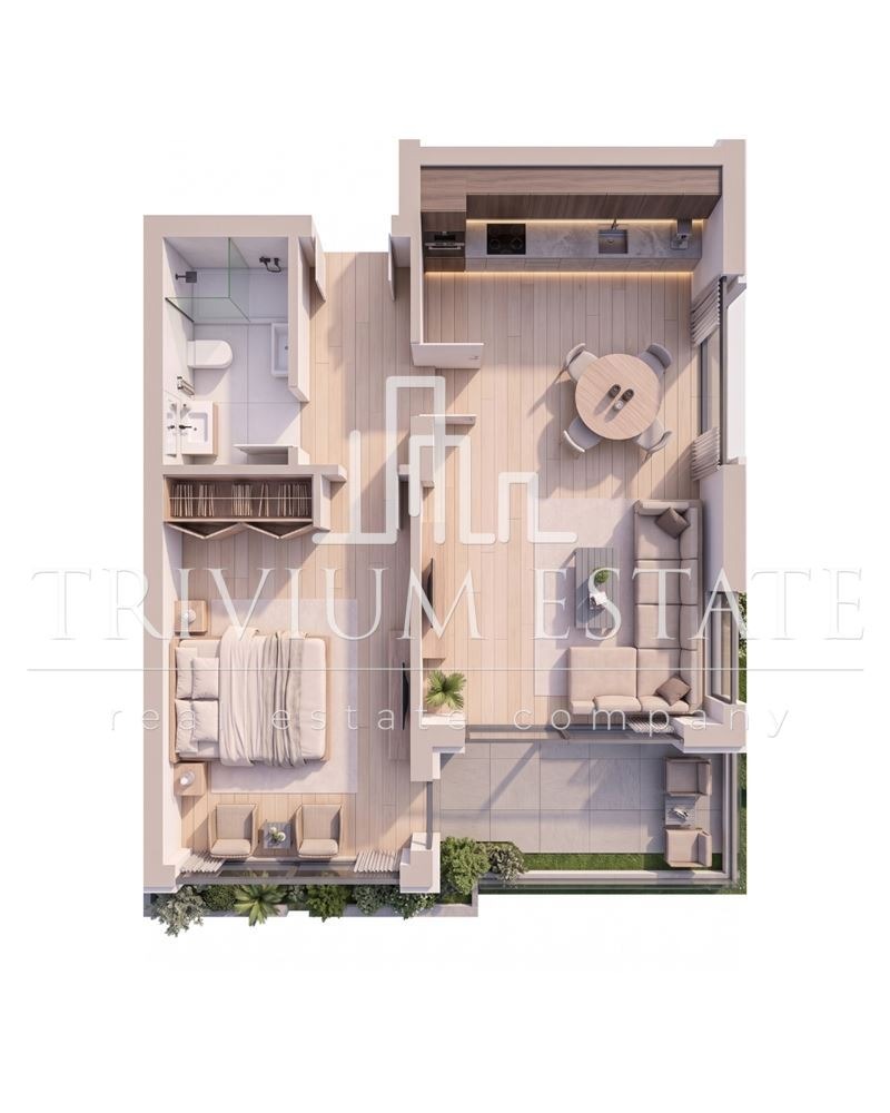 Продава 2-СТАЕН, с. Марково, област Пловдив, снимка 2 - Апартаменти - 55483144