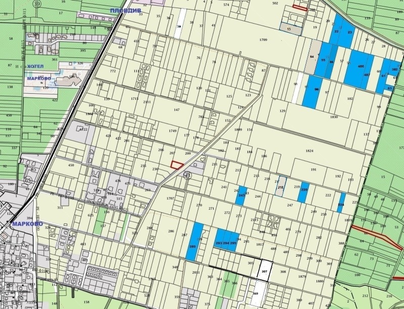 Продава ПАРЦЕЛ, с. Марково, област Пловдив, снимка 1 - Парцели - 38320366