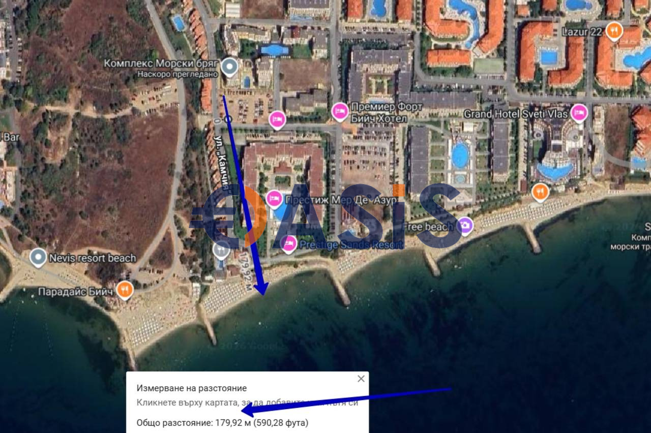 Продава 1-СТАЕН, гр. Свети Влас, област Бургас, снимка 14 - Апартаменти - 54420213