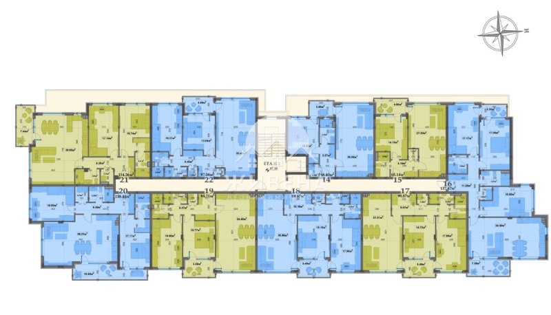 Eladó  2 hálószobás Varna , m-t Manastirski rid , 115 négyzetméter | 46281235 - kép [5]