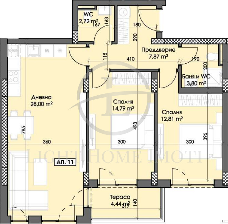 Продается  2 спальни Пловдив , Тракия , 106 кв.м | 46595557 - изображение [3]