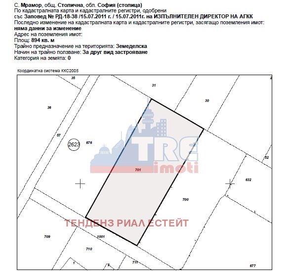 Продава ПАРЦЕЛ, гр. София, с. Мрамор, снимка 4 - Парцели - 53071922
