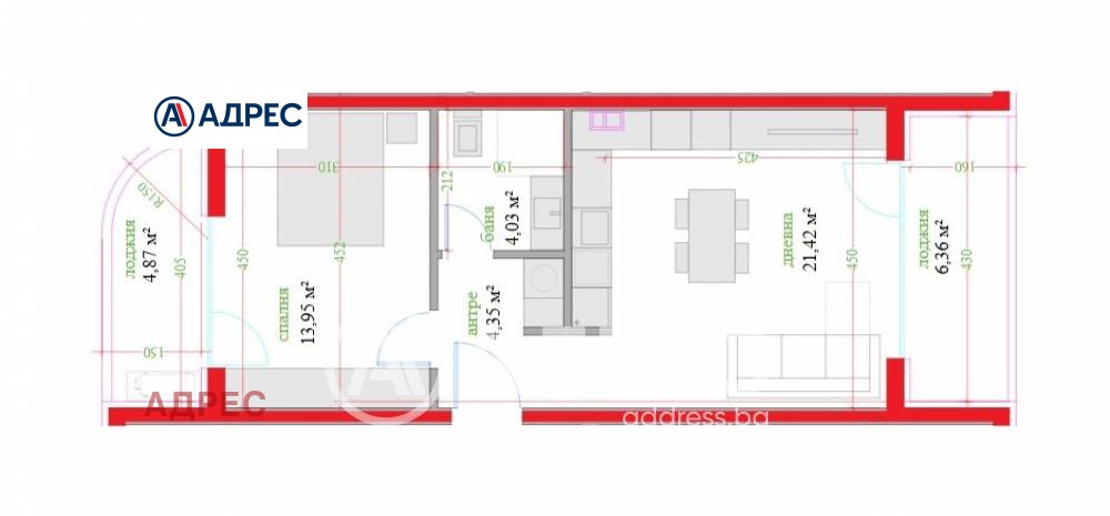 Продава 2-СТАЕН, гр. Варна, Трошево, снимка 3 - Апартаменти - 53467290