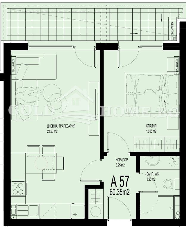 Продава 2-СТАЕН, гр. Пловдив, Христо Смирненски, снимка 6 - Апартаменти - 54863504