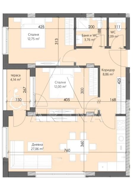 Продава 3-СТАЕН, гр. Пловдив, Кършияка, снимка 2 - Апартаменти - 55224991