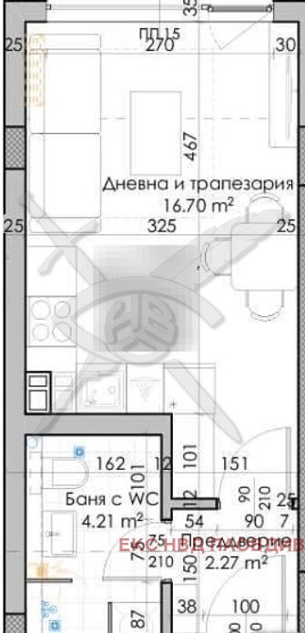 Продава 2-СТАЕН, гр. Пловдив, Южен