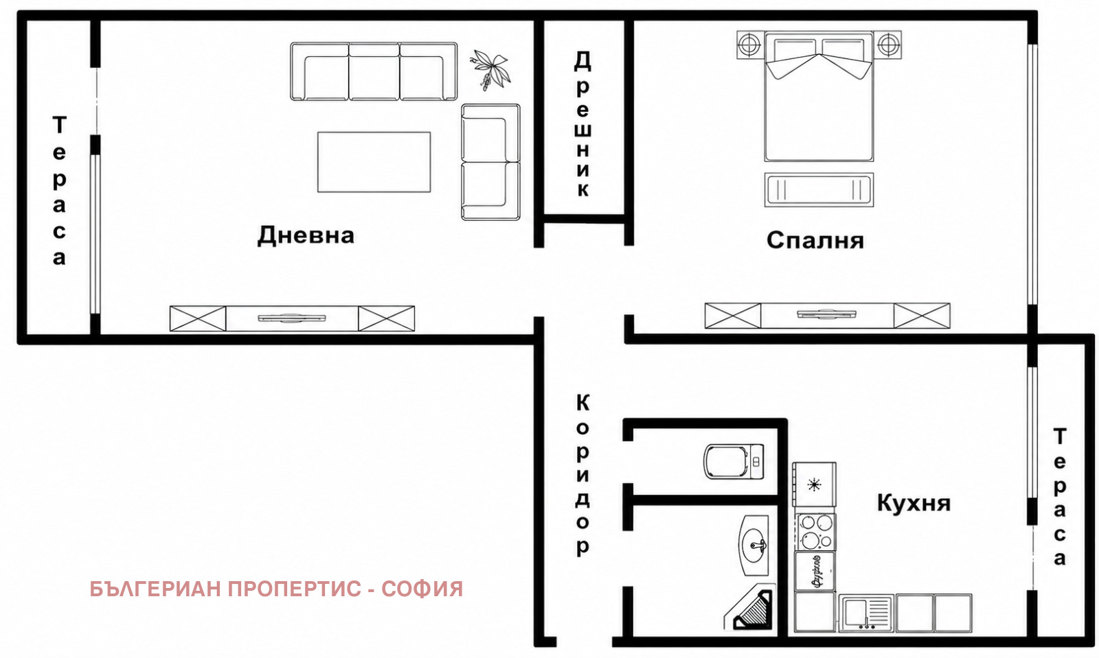Продава 2-СТАЕН, гр. София, Красно село, снимка 17 - Апартаменти - 55234169
