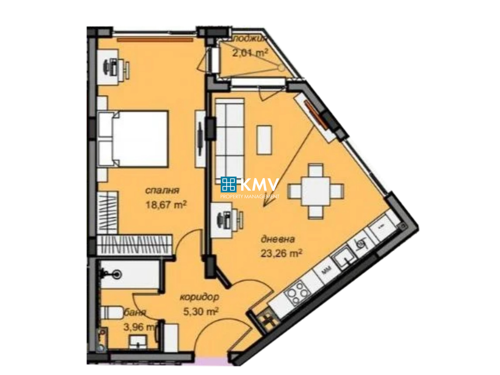 Продава 2-СТАЕН, гр. София, Кръстова вада, снимка 2 - Апартаменти - 55902697