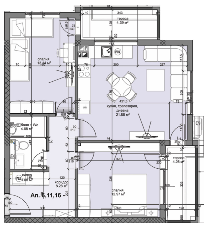 Продава 3-СТАЕН, гр. Пловдив, Кършияка, снимка 1 - Aпартаменти - 49557682