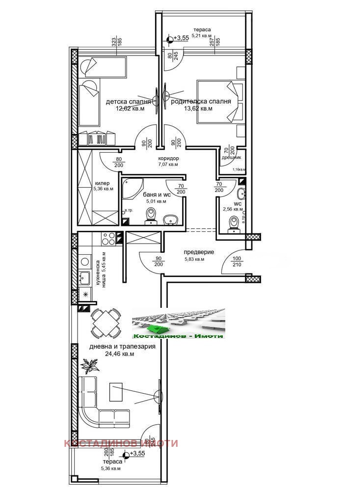 Продава 3-СТАЕН, гр. Пловдив, Съдийски, снимка 9 - Апартаменти - 53529129