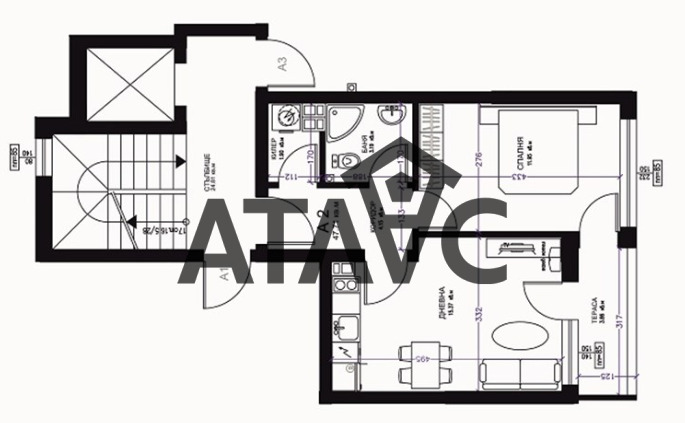 Продава  2-стаен град Пловдив , Съдийски , 57 кв.м | 44168690 - изображение [10]