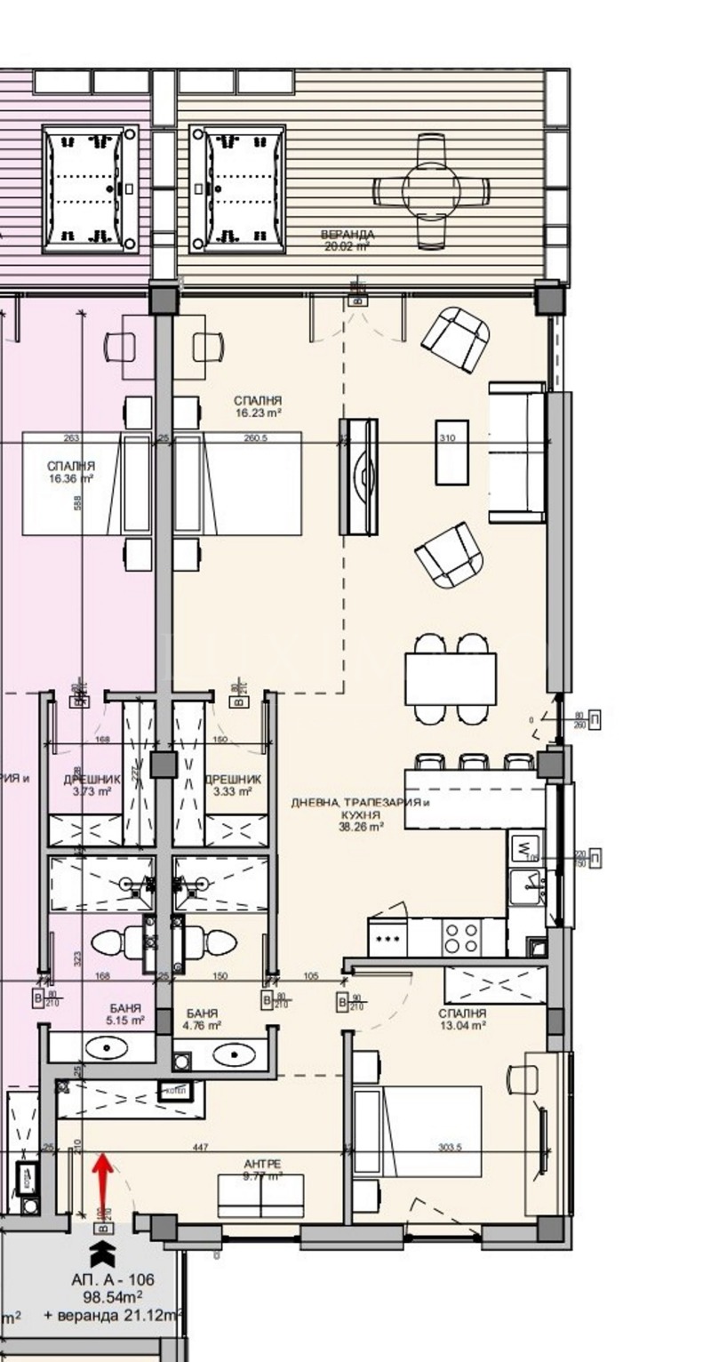 Продава 2-СТАЕН, к.к. Боровец, област София област, снимка 14 - Aпартаменти - 43515705